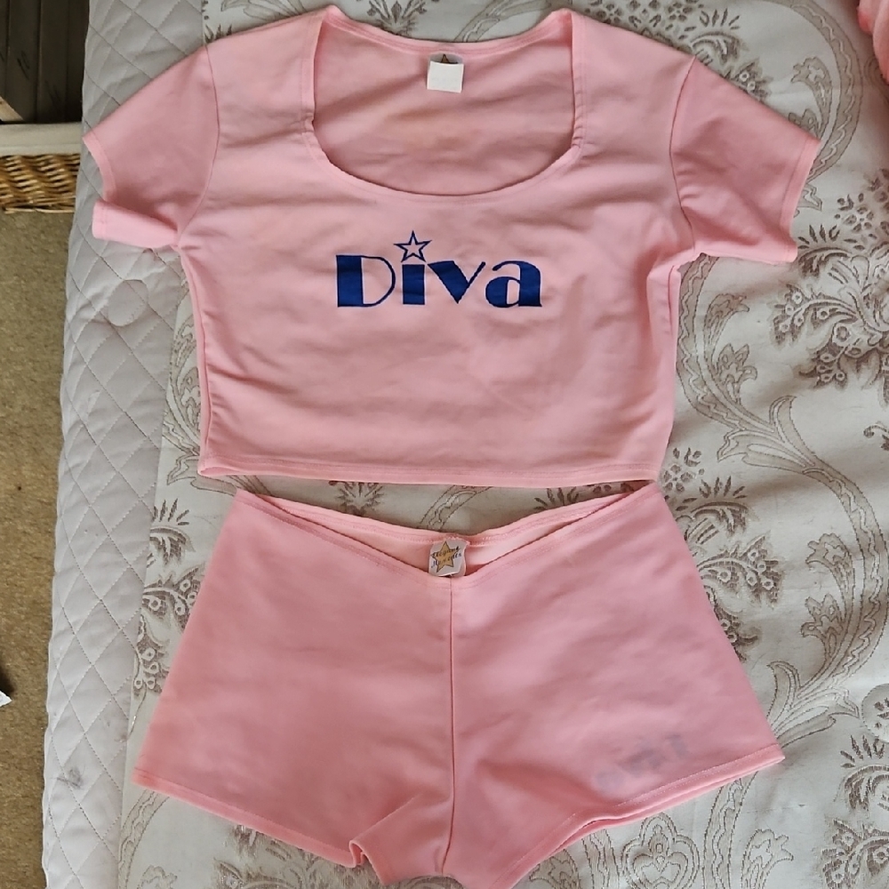 Diva Light Pink Women's Pajama Set